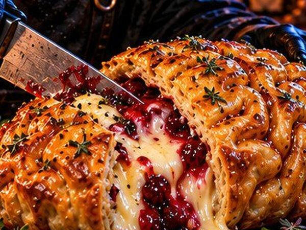 Bloody Brie Brain en Croute Bloody Brie Brain en Croute