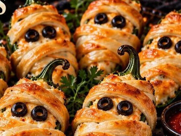 Mummy Jalapeño Poppers Mummy Jalapeño Poppers
